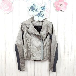Nesh By D.A.R. Wax Coated Javert Moto Jacket